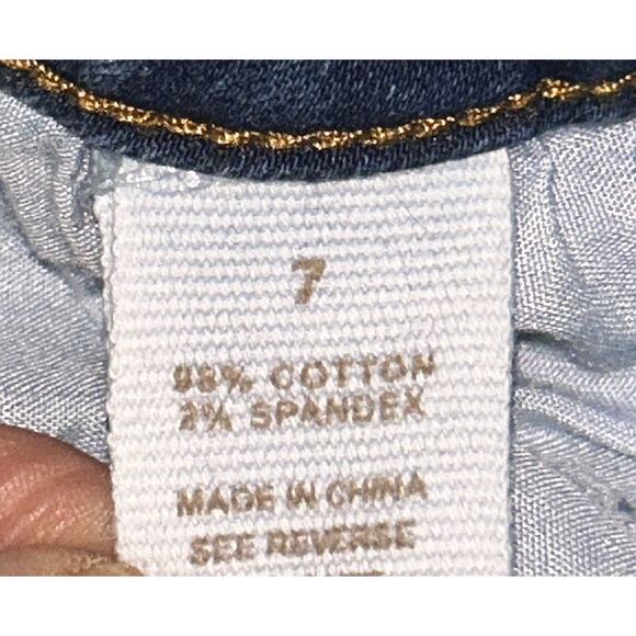 Wishlist Low-Rise Distressed Slit Ankle Skinny Jeans Size 7 27X28 - Picture 7 of 7